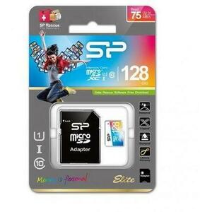 microSDXC Elite 128GB C10/UHS-I SP128GBSTXBU1V20SP kép