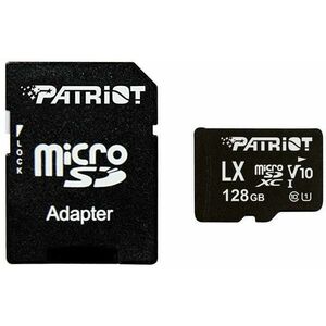 microSDXC LX Series 128GB C10/UHS-I/U1 PSF128GMDC10 kép