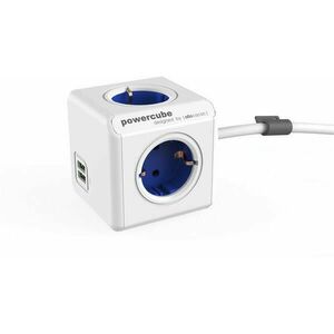 PowerCube Extended 4 Plug + 2 USB 1, 5 m (1402BL) kép