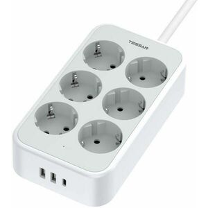 6 Plug + 3 USB (TS-PS02DE00) kép