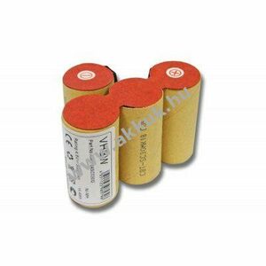 Helyettesítő akku Vileda AS-193E9A 4.8V, NI-MH, 3000mAh kép