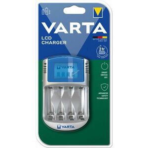 Varta LCD hálózati 2 órás AA/AAA ceruza akkutöltő - Kiárusítás! kép