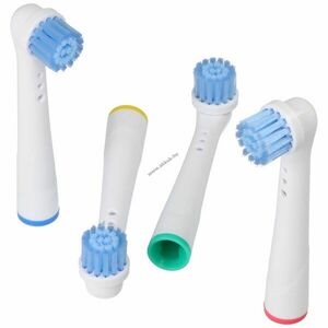 4db Sensitive Clean csere elektromos fogkefefej Oral-B D10, D12, D16 - A készlet erejéig! kép