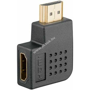 HDMI adapter 270° -ban fajlítótt, horizontális, 8K 60Hz - A készlet erejéig! kép