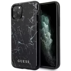 Tok Guess iPhone 11 Pro Max Black Marble (GUHCN65PCUMABK) kép