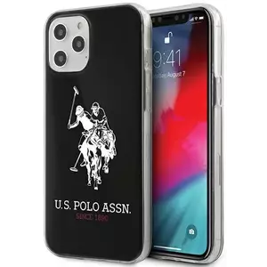 Tok US Polo USHCP12LTPUHRBK iPhone 12 Pro Max 6, 7" black Shiny Big Logo (USHCP12LTPUHRBK) kép