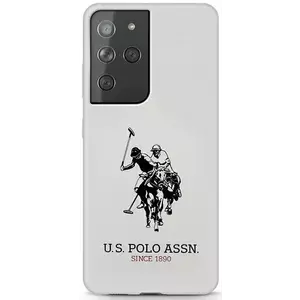 Tok US Polo USHCS21LSLHRWH S21 Ultra G998 white Silicone Logo (USHCS21LSLHRWH) kép