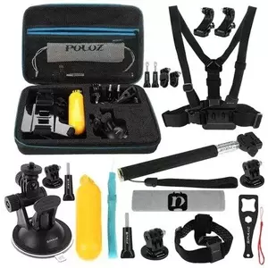 Pótalkatrész Puluz 20 in 1 Accessories Ultimate Combo Kits for sports cameras PKT11 kép