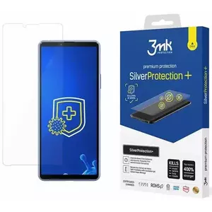 KIJELZŐVÉDŐ FÓLIA 3MK Silver Protect+ Sony Xperia 10 III 5G Wet-mounted Antimicrobial Film (5903108386944) kép