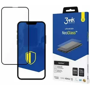 TEMPERED KIJELZŐVÉDŐ FÓLIA 3MK NeoGlass iPhone 13 Mini black (5903108432559) kép