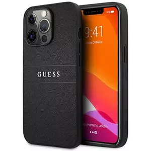 Tok Guess GUHCP13LPSASBBK iPhone 13 Pro 6, 1" black Saffiano Strap (GUHCP13LPSASBBK) kép