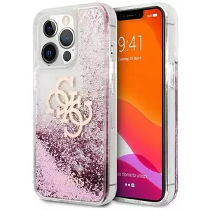 Tok Guess GUHCP13XLG4GPI iPhone 13 Pro Max 6, 7" pink hardcase 4G Big Liquid Glitter (GUHCP13XLG4GPI) kép