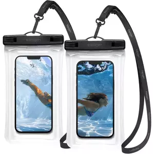 Tok SPIGEN A610 UNIVERSAL WATERPROOF FLOAT CASE 2-PACK CRYSTAL CLEAR (AMP04528) kép