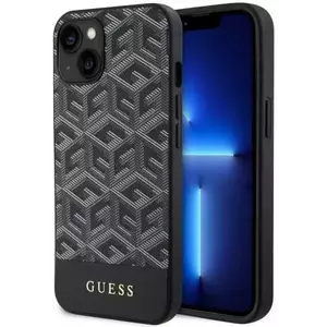 Tok Guess iPhone 14 6.1" black hardcase GCube Stripes MagSafe (GUHMP14SHGCFSEK) kép