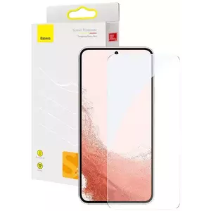 TEMPERED KIJELZŐVÉDŐ FÓLIA Tempered Glass Baseus Screen Protector for Samsung S23+ (6932172632724) kép