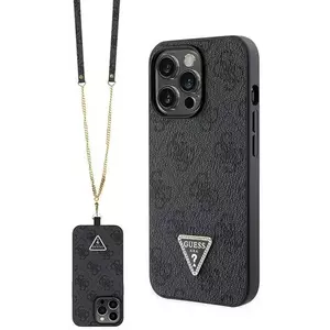 Tok Guess GUHCP13XP4TDSCPK iPhone 13 Pro Max 6.7" black hardcase Crossbody 4G Metal Logo (GUHCP13XP4TDSCPK) kép