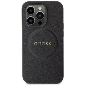 Tok Guess GUHMP13XPSAHMCK iPhone 13 Pro Max 6.7" black hardcase Saffiano MagSafe (GUHMP13XPSAHMCK) kép