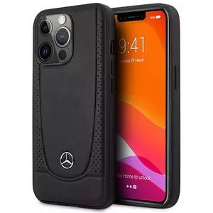 Tok Mercedes MEHCP15XARMBK iPhone 15 Pro Max 6.7" black hardcase Leather Urban (MEHCP15XARMBK) kép