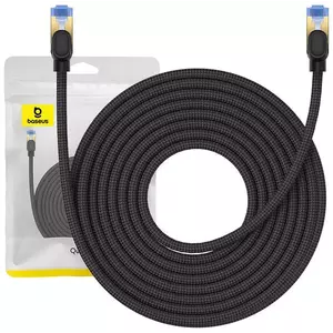 Kábel Baseus Braided network cable cat.7 Ethernet RJ45, 10Gbps, 10m (black) kép