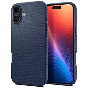 Tok Spigen Liquid Air, navy blue - iPhone 16 (ACS08195) kép