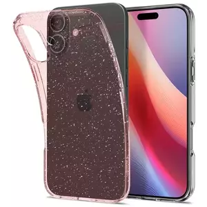 Tok Spigen Liquid Crystal Glitter, Rose Quartz - iPhone 16 (ACS08193) kép