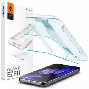 TEMPERED KIJELZŐVÉDŐ FÓLIA Spigen Glass tR EZ Fit 2 Pack, transparency - Google Pixel 9 Pro/Pixel 9 (AGL08442) kép