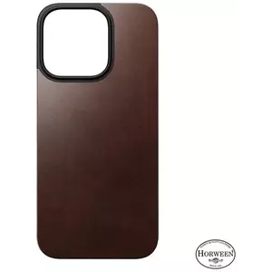 Tok Nomad Magnetic Leather Back, brown - iPhone 16 Pro (NM01362685) kép