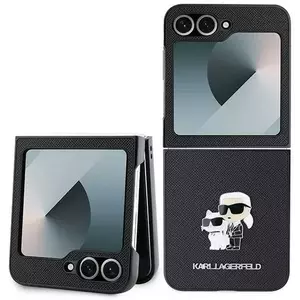 Tok Karl Lagerfeld KLHCZF6SAPKCNPK Z Flip6 F741 black Saffiano Metal Pin (KLHCZF6SAPKCNPK) kép