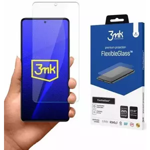 TEMPERED KIJELZŐVÉDŐ FÓLIA 3MK FlexibleGlass Redmi Note 12 5G Hybrid Glass kép