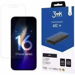 KIJELZŐVÉDŐ FÓLIA 3MK ARC+ foil iPhone 16 Plus Fullscreen foil kép