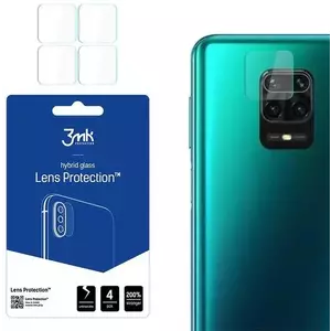 TEMPERED KIJELZŐVÉDŐ FÓLIA 3MK Lens Protect Xiaomi Redmi Note 9 Pro Max Camera lens protection 4pcs kép