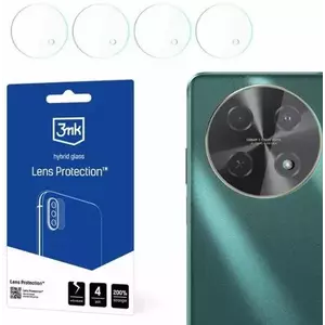 TEMPERED KIJELZŐVÉDŐ FÓLIA 3MK Lens Protect Huawei Nova 12i Camera lens protection 4pcs kép