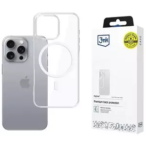 Tok 3MK MagCase iPhone 16 Pro clear compatible with MagSafe kép