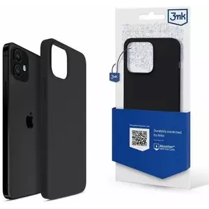 Tok 3MK Silicone Case iPhone 12 Mini black () kép