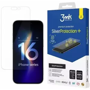 KIJELZŐVÉDŐ FÓLIA 3MK SilverProtect+ iPhone 16 Antimicrobial Film Wet-Mounted kép