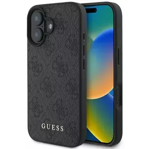 Tok Guess GUHCP16SG4GFGR iPhone 16 black HC PU 4G Classic (GUHCP16SG4GFGR) kép