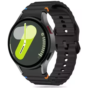 Óraszíj TECH-PROTECT SILICONE SPORT SAMSUNG GALAXY WATCH 4 / 5 / 5 PRO / 6 / 7 / FE BLACK (5906302313389) kép