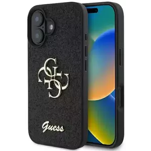 Tok Guess GUHCP16MHG4SGK iPhone 16 Plus 6.7" black hardcase Fixed Glitter Big 4G (GUHCP16MHG4SGK) kép