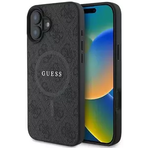 Tok Guess GUHMP16MG4GFRK iPhone 16 Plus 6.7" black hardcase 4G Ring Classic Logo MagSafe (GUHMP16MG4GFRK) kép