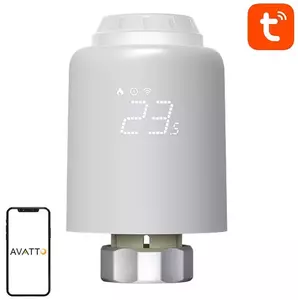 Termosztát Avatto Smart thermostatic head TRV07 Zigbee 3.0 TUYA kép