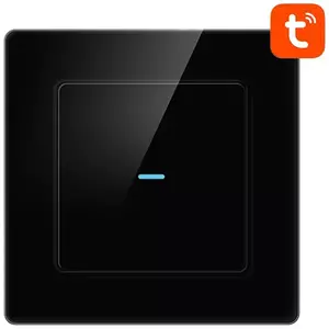 Kapcsoló Avatto N-TS10-B1 Single TUYA WiFi Touch Light Switch (black) kép