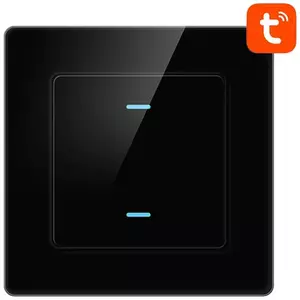 Kapcsoló Avatto N-TS10-B2 Double TUYA WiFi Touch Light Switch (black) kép