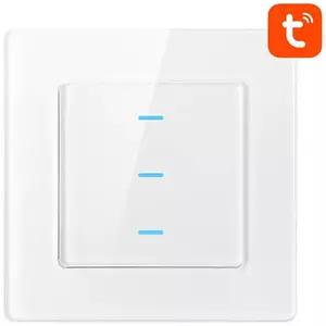 Kapcsoló Avatto N-TS10-W3 Triple TUYA WiFi Touch Light Switch (white) kép