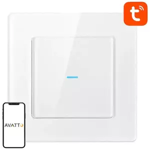 Kapcsoló Avatto N-TS10-W1 Single TUYA WiFi Touch Light Switch (white) kép