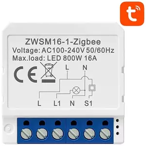 Kapcsoló Avatto Smart ZigBee In-wall Switch ZWSM16-W1 TUYA kép