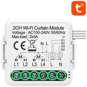 Távoli Avatto N-CSM01-2 TUYA intelligent WiFi roller blind controller kép