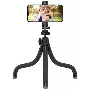 APEXEL APL-JJ025 Flexible Tripod + GoPro Adapter (Black) kép