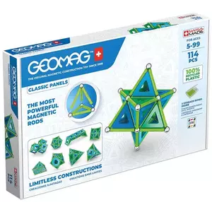 Egy játék GEOMAG Classic Panels Recycled magnetic blocks 114 pieces GEO-473 kép