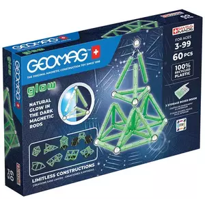 Egy játék GEOMAG Glow Recycled Magnetic Blocks 60 Pieces GEO-338 kép