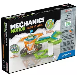 Egy játék GEOMAG Magnetic blocks Mechanics Motion Magnetic Gears 96 pieces GEO-767 kép